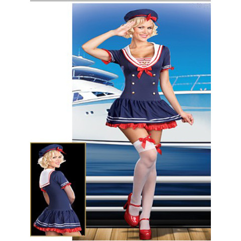 Lovely navy hello girl sailor-kostyme Lovely navy hello girl sailor-kostyme